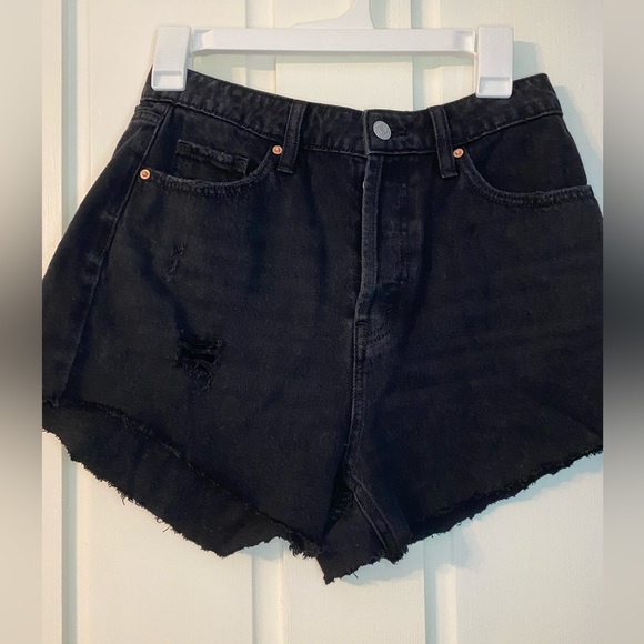 Wild Fable High Waisted Ripped Jean Shorts - Picture 1 of 4